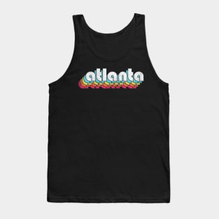 Atlanta, Georgia  // Retro Typography Design Tank Top